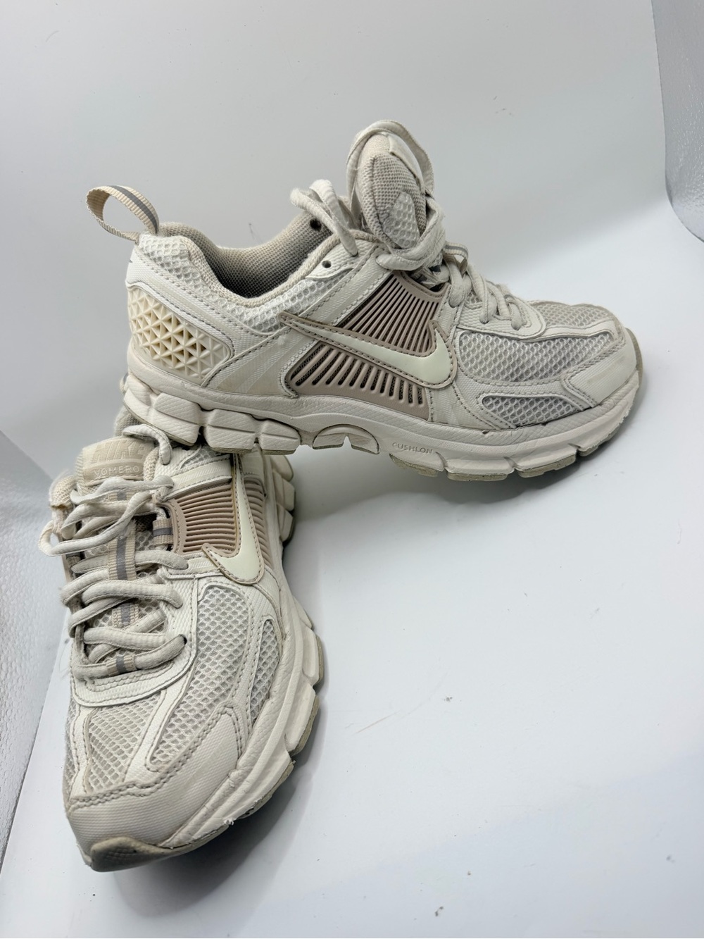 Nike Kids Beige/Tan Athletic Sneakers